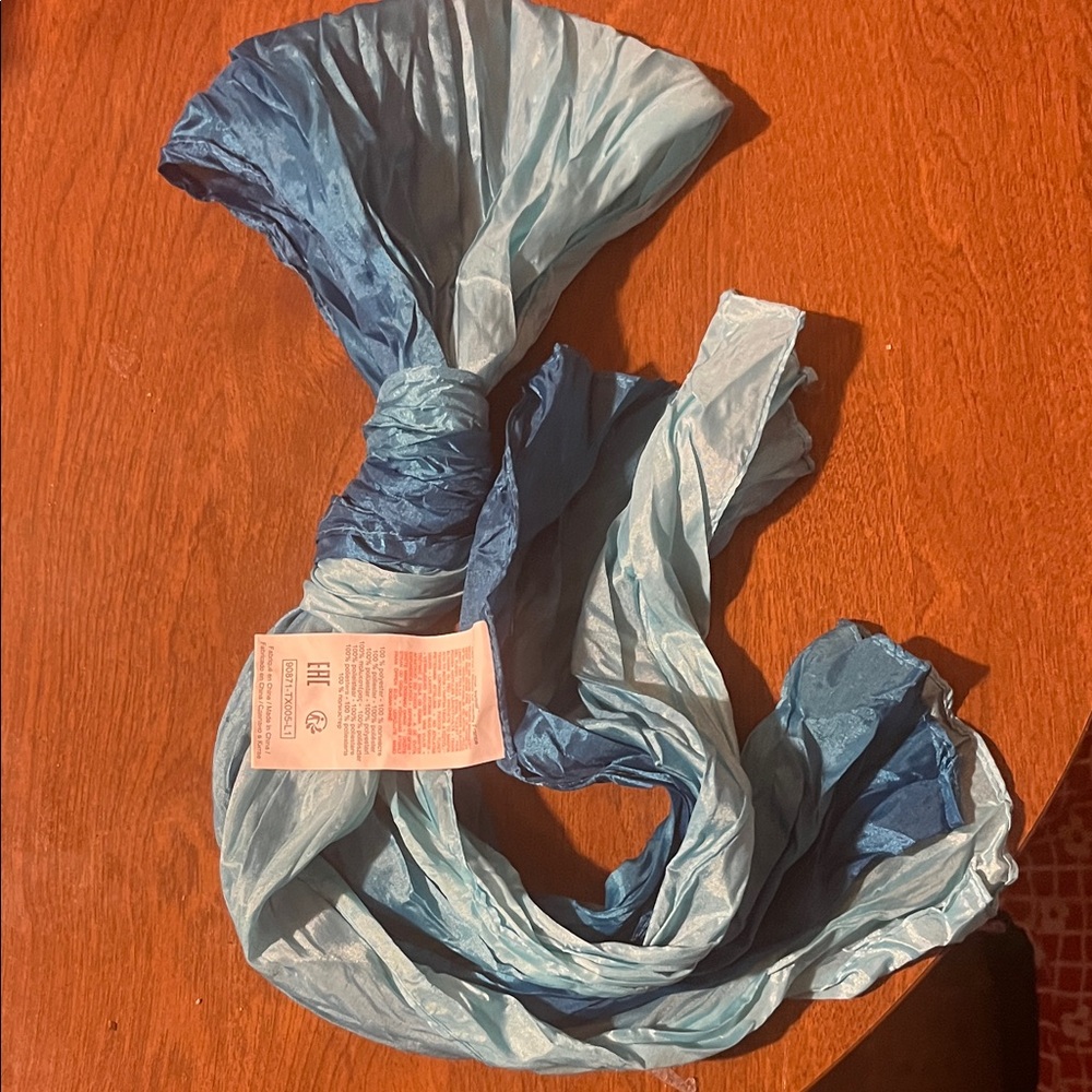 EAC Ocean Tones Crinkled Scarf